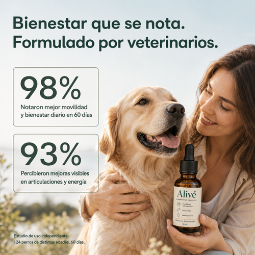 Colágeno triple para perros - Reduce Picazón, Rigidez Articular, Malestar Digestivo